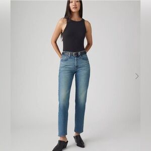 NWT Levi's 501 Original Cropped High-Rise Straight Leg Jeans 30x26 Women’s